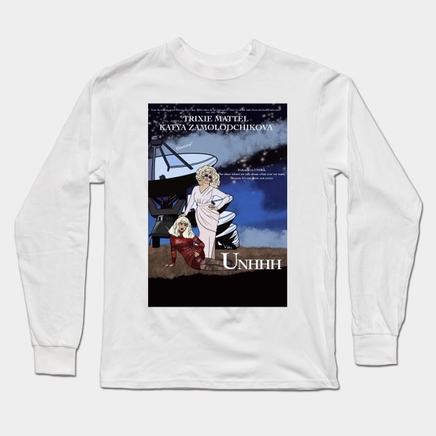 Trixie and Katya Movie Poster Long Sleeve T-Shirt by SturgesC